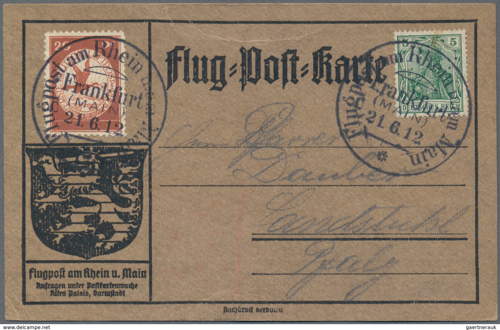 Flugpost Deutschland: 1916/1970(ca.), Posten Von Etwa 160 Flugpost Und Zeppelin-Belegen, überwiegend - Luft- Und Zeppelinpost