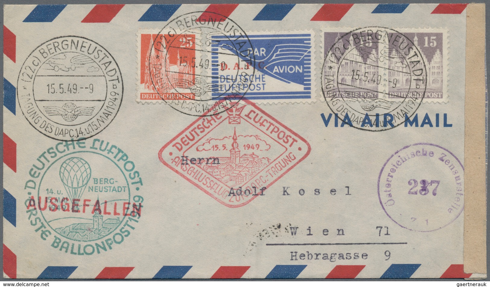 Flugpost Europa: 1932/1972, Lot Of Apprx. 94 Flight Covers/cards, Incl. First And Special Flights, H - Andere-Europa