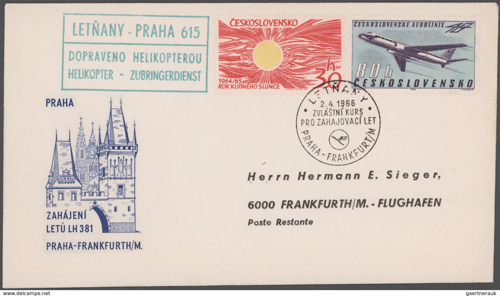 Flugpost Alle Welt: 1955/1992, LUFTHANSA FIRST FLIGHTS, Collection Of More Than 2.000 Different Firs - Altri & Non Classificati