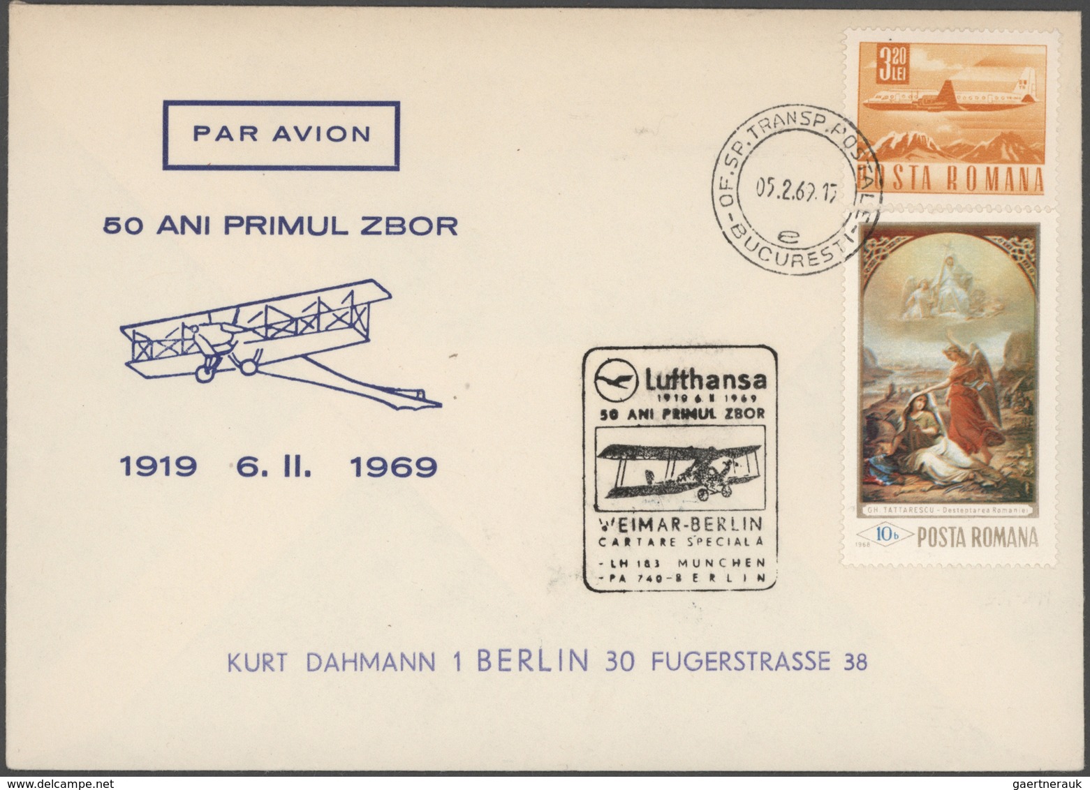 Flugpost Alle Welt: 1955/1992, LUFTHANSA FIRST FLIGHTS, Collection Of More Than 2.000 Different Firs - Autres & Non Classés