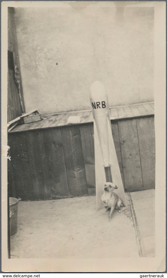 Raketenpost: 1934-46 Four Covers Flown By Rocksts Including 1935 Airmail Cover Flown By Karl Roberti - Sonstige & Ohne Zuordnung