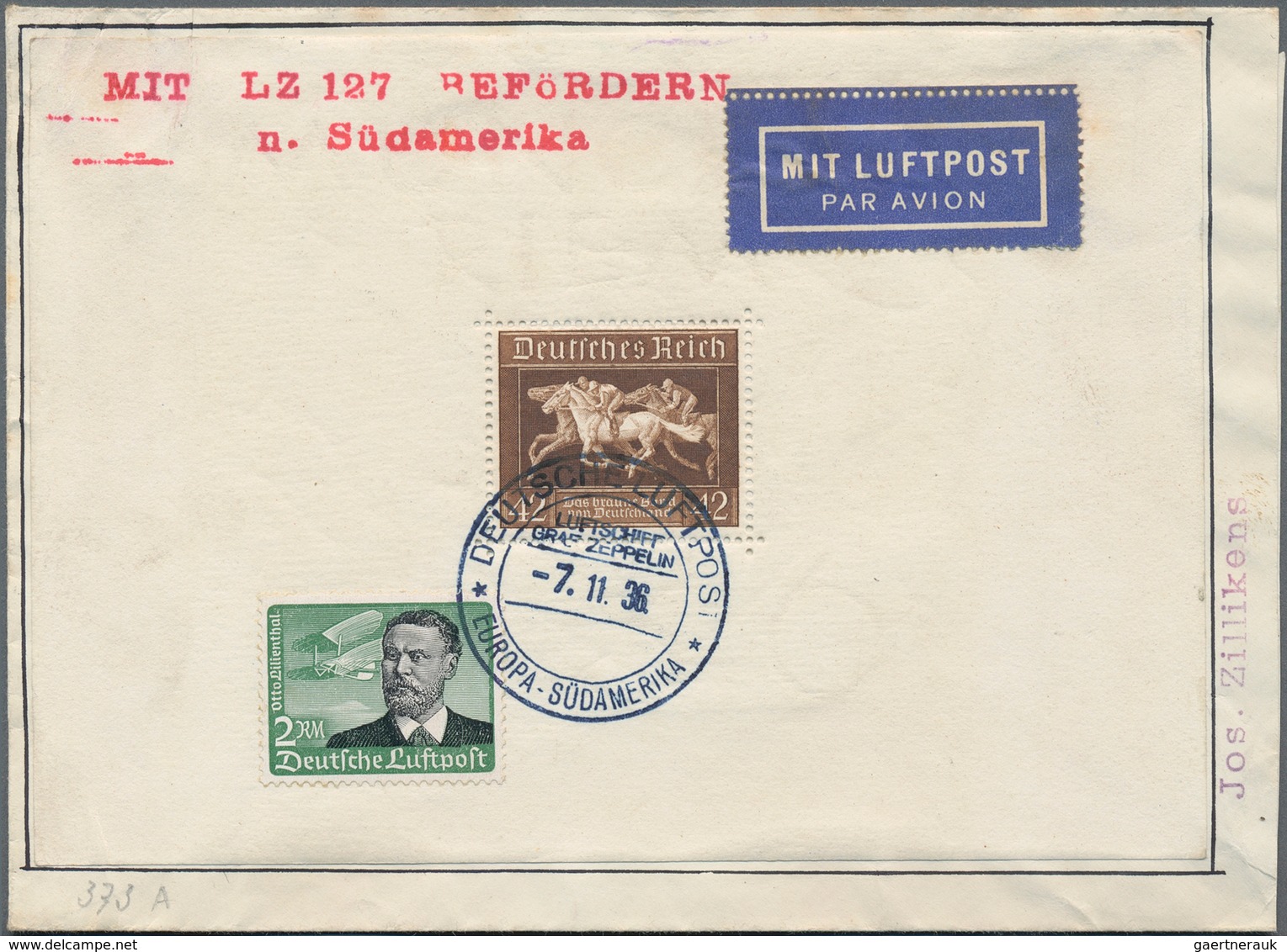 Zeppelinpost Deutschland: Collection of over 100 Zeppelin items, around 70 flown covers and 33 Schue