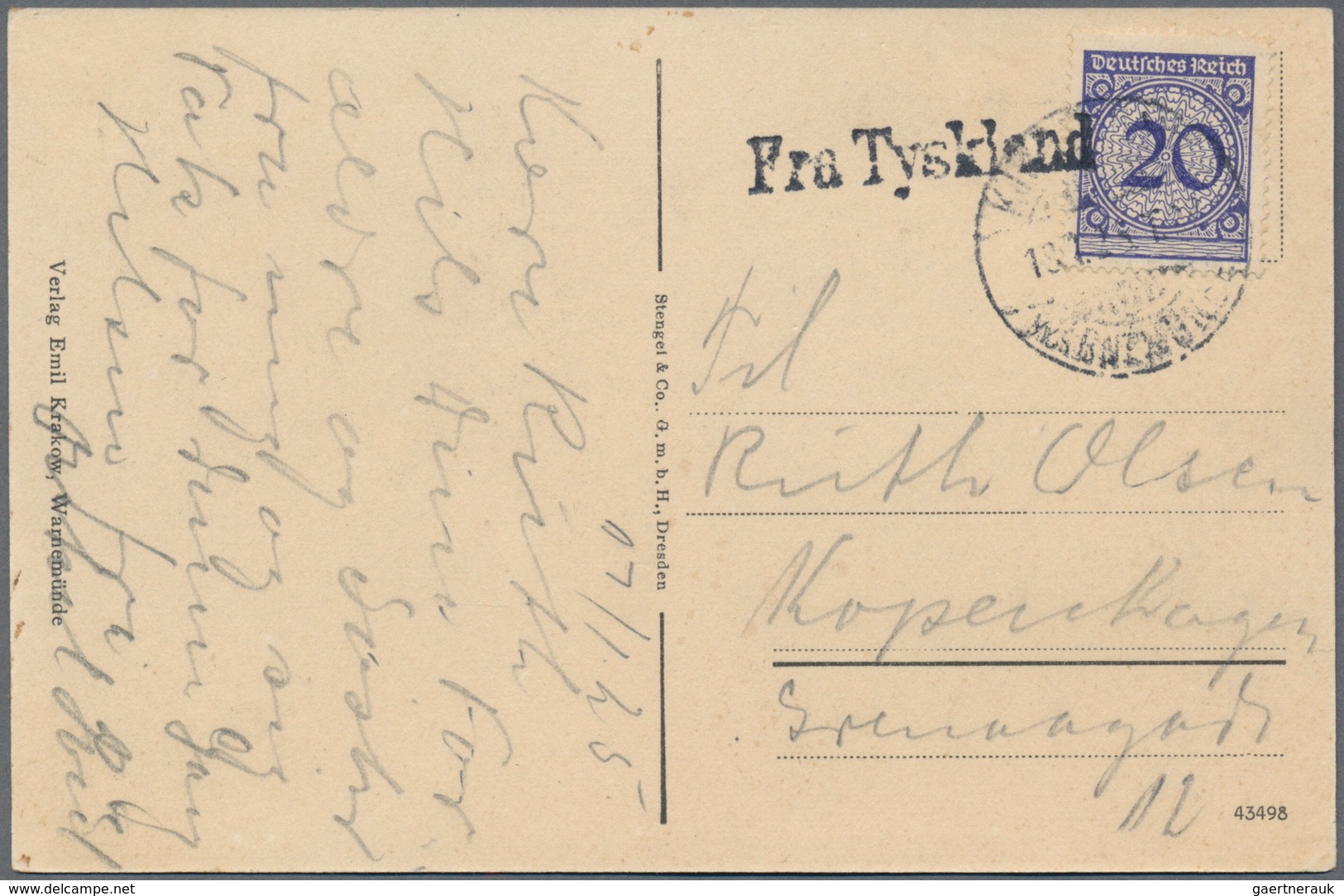 Schiffspost Alle Welt: 1880's-1910's Ca.- BALTIC SEA SHIP MAIL: Collection Of 42 Postcards, Covers A - Autres & Non Classés