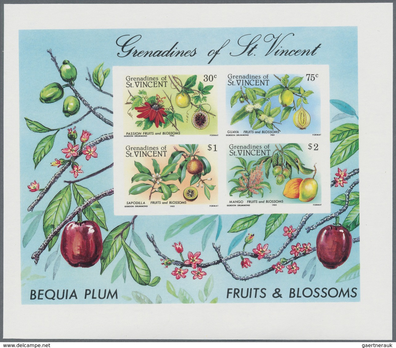 Thematische Philatelie: 1983/1988, Grenadines Of St. Vincent. Large Stock Of Imperforate Proof Progr - Sin Clasificación