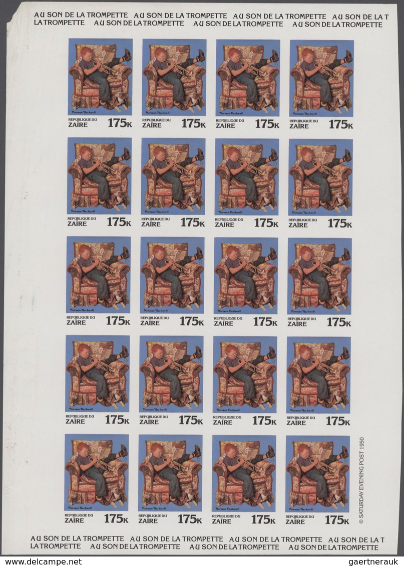 Thematische Philatelie: 1960s/2000s (approx), Africa. Lot contains imperforate stamps as issued and