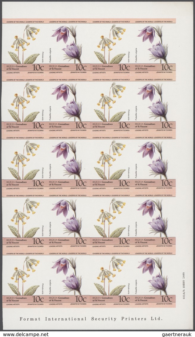 Thematische Philatelie: 1980s (approx). Lot Contains Imperforate Stamps As Issued And Imperforate Pr - Sin Clasificación