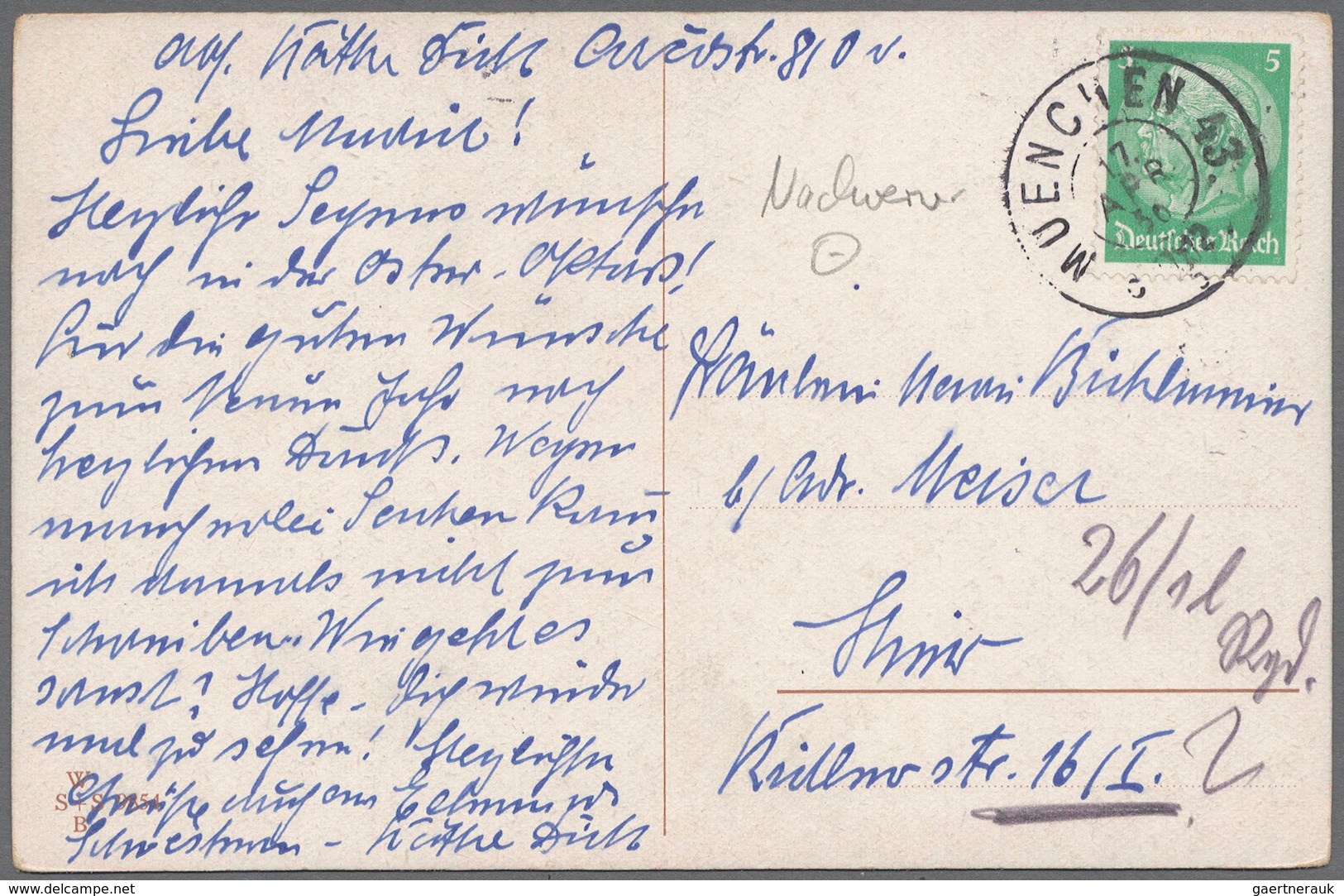 Thematische Philatelie: 1890/1975, NACHTRÄGLICH ENTWERTET sowie nachverwendete Stempel, jeweils ca 1