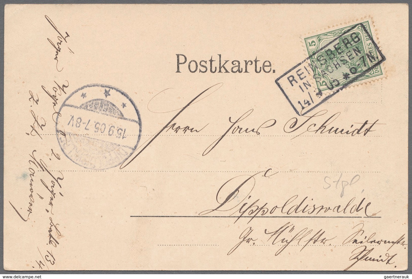 Thematische Philatelie: 1890/1975, NACHTRÄGLICH ENTWERTET sowie nachverwendete Stempel, jeweils ca 1