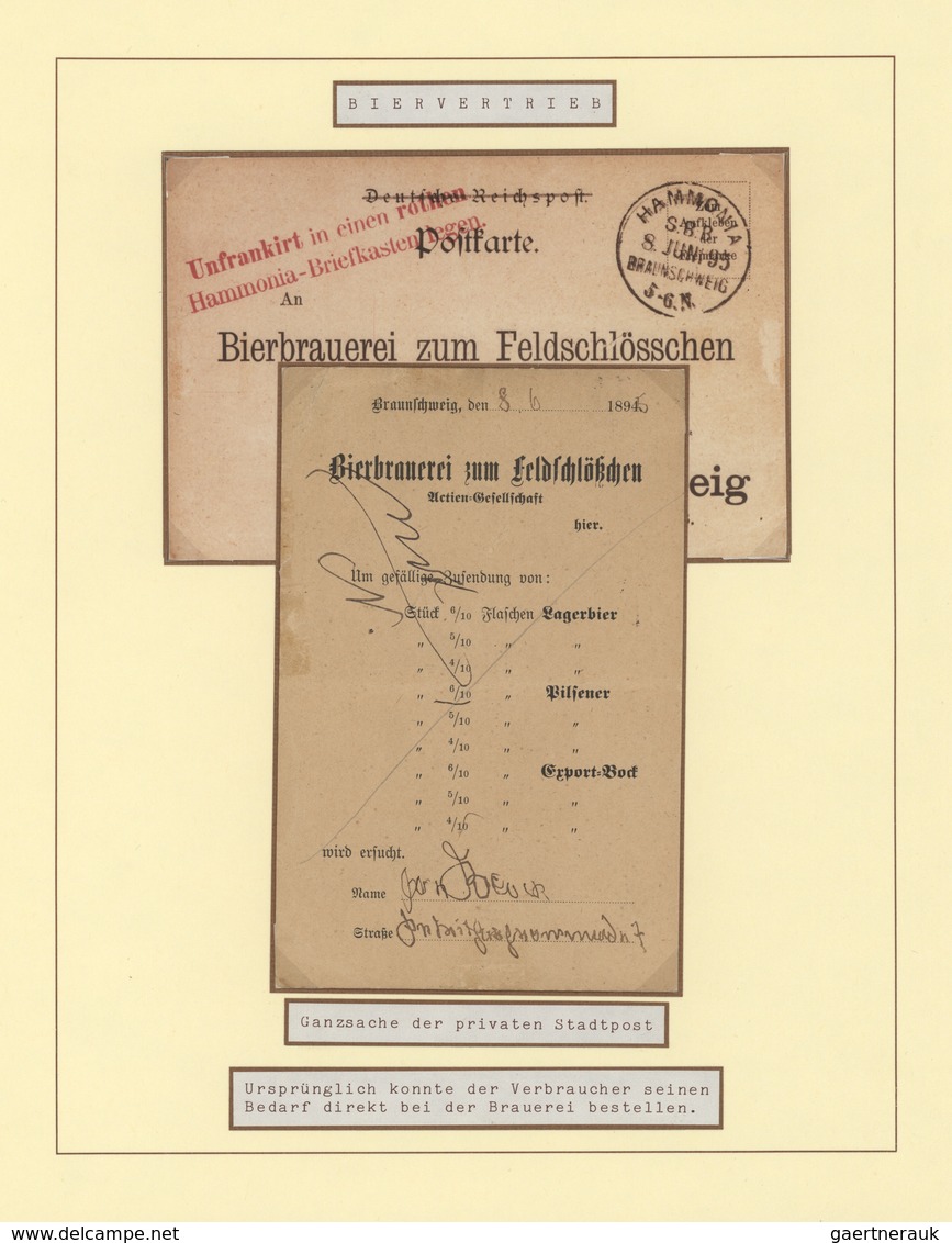 Thematik: Alkohol-Bier / alcohol-beer: 1685/1983, Bier Almanach, umfangreiche Motivsammlung in 7 Rin