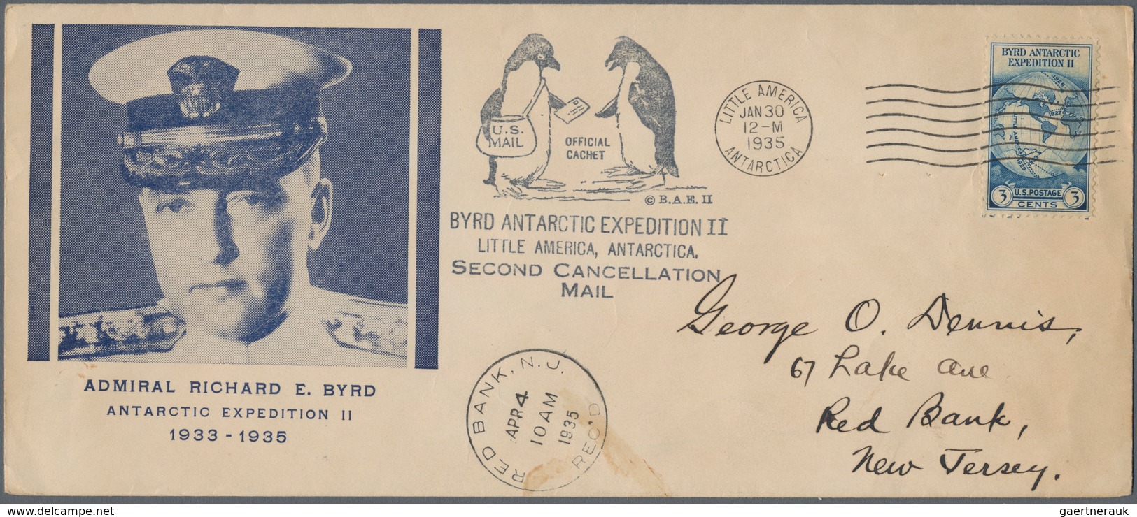 Thematik: Antarktis / Antarctic: 1934/73, Accumulation Of Approx. 60 Covers And Cards, All With Spec - Andere & Zonder Classificatie