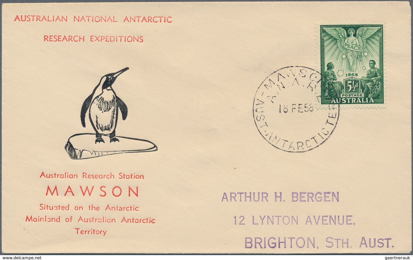 Thematik: Antarktis / antarctic: 1952/2007, sophisticated collection/holding/accumulation of 2000+ t