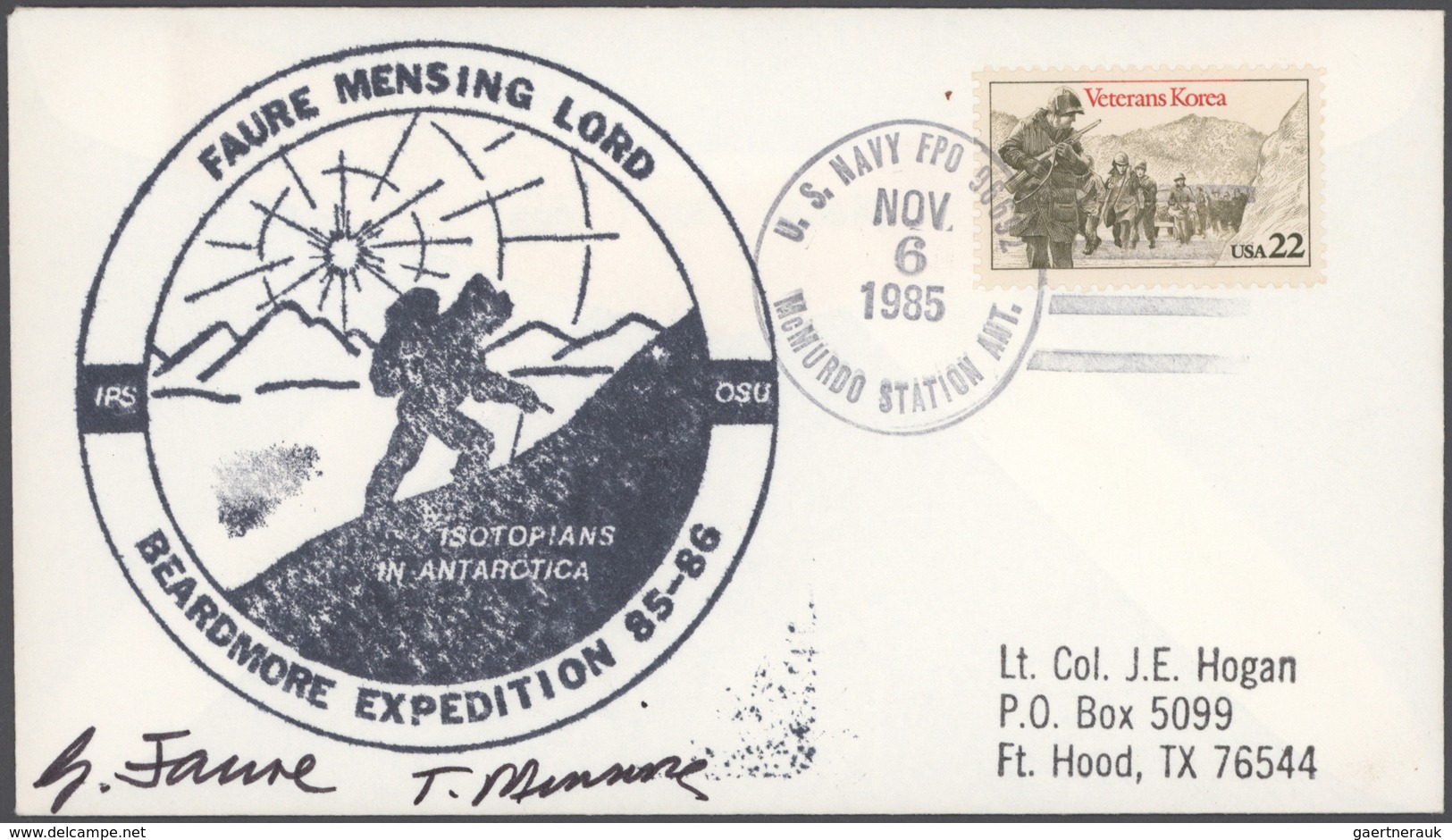 Thematik: Antarktis / Antarctic: 1961/1993 (ca.), U.S. ANTARCTIC RESEARCH, Collection Of Apprx. 400 - Andere & Zonder Classificatie