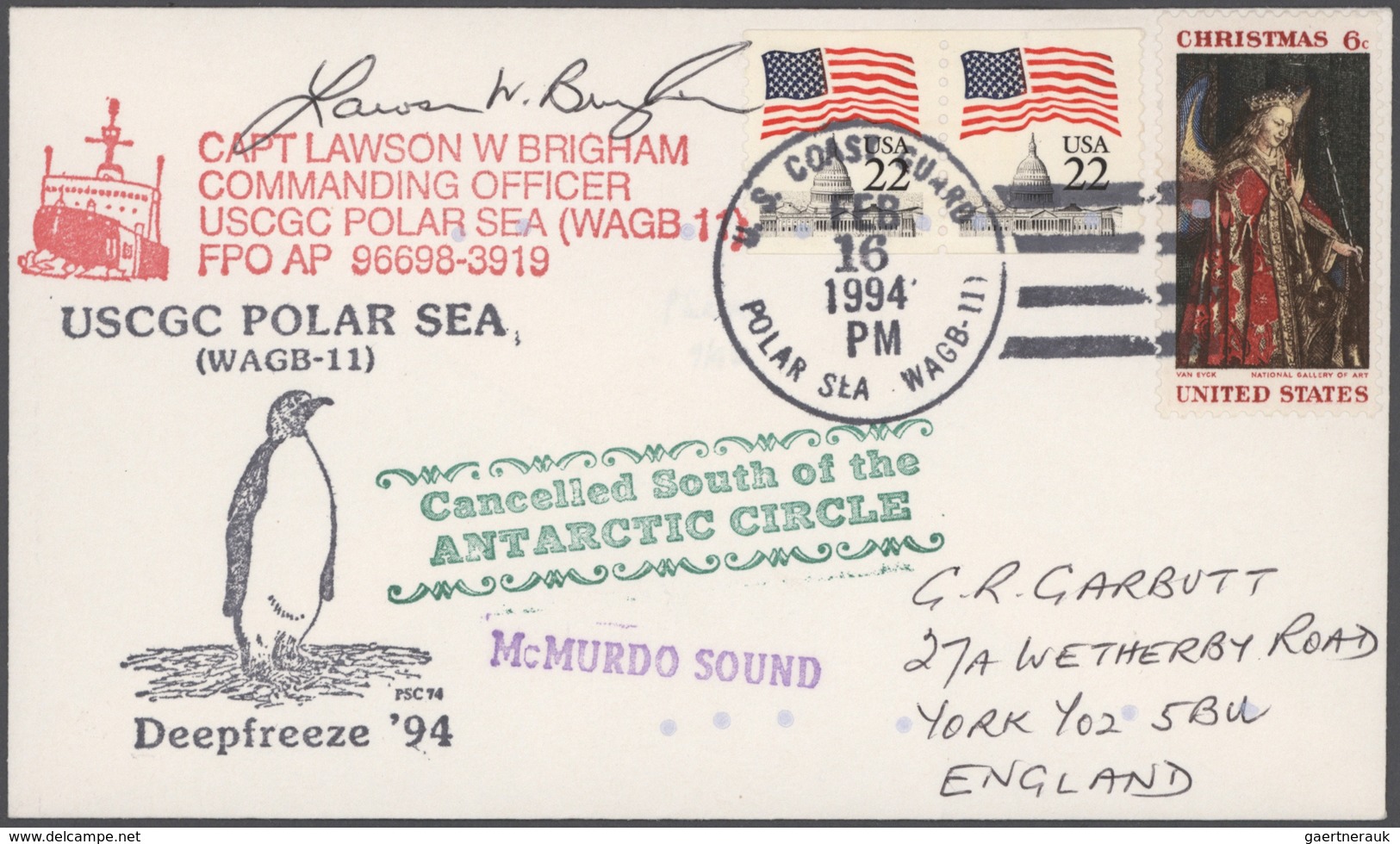 Thematik: Antarktis / Antarctic: 1965/1998 (ca.), U.S. ANTARCTIC RESEARCH, Collection Of Apprx. 400 - Otros & Sin Clasificación