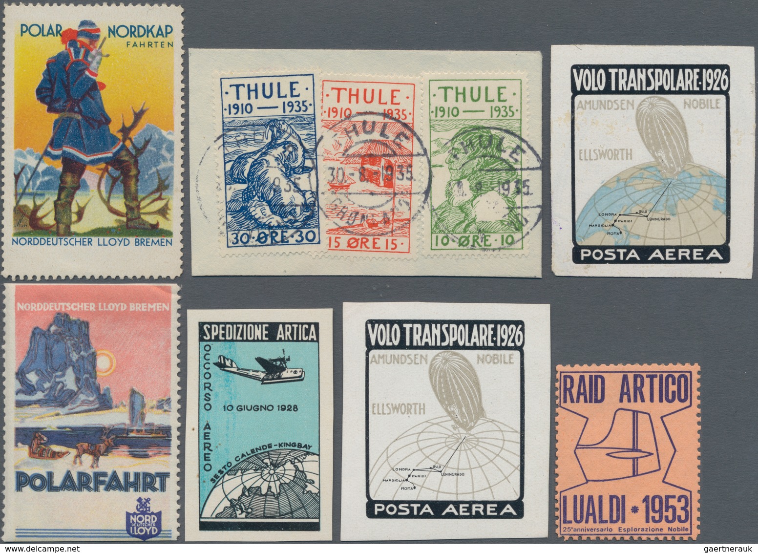 Thematik: Arktis / Arctic: 1910/1960 (ca.), Nordkap/Arctic/North Pole, A Fine Selection Of 50 Relate - Autres & Non Classés