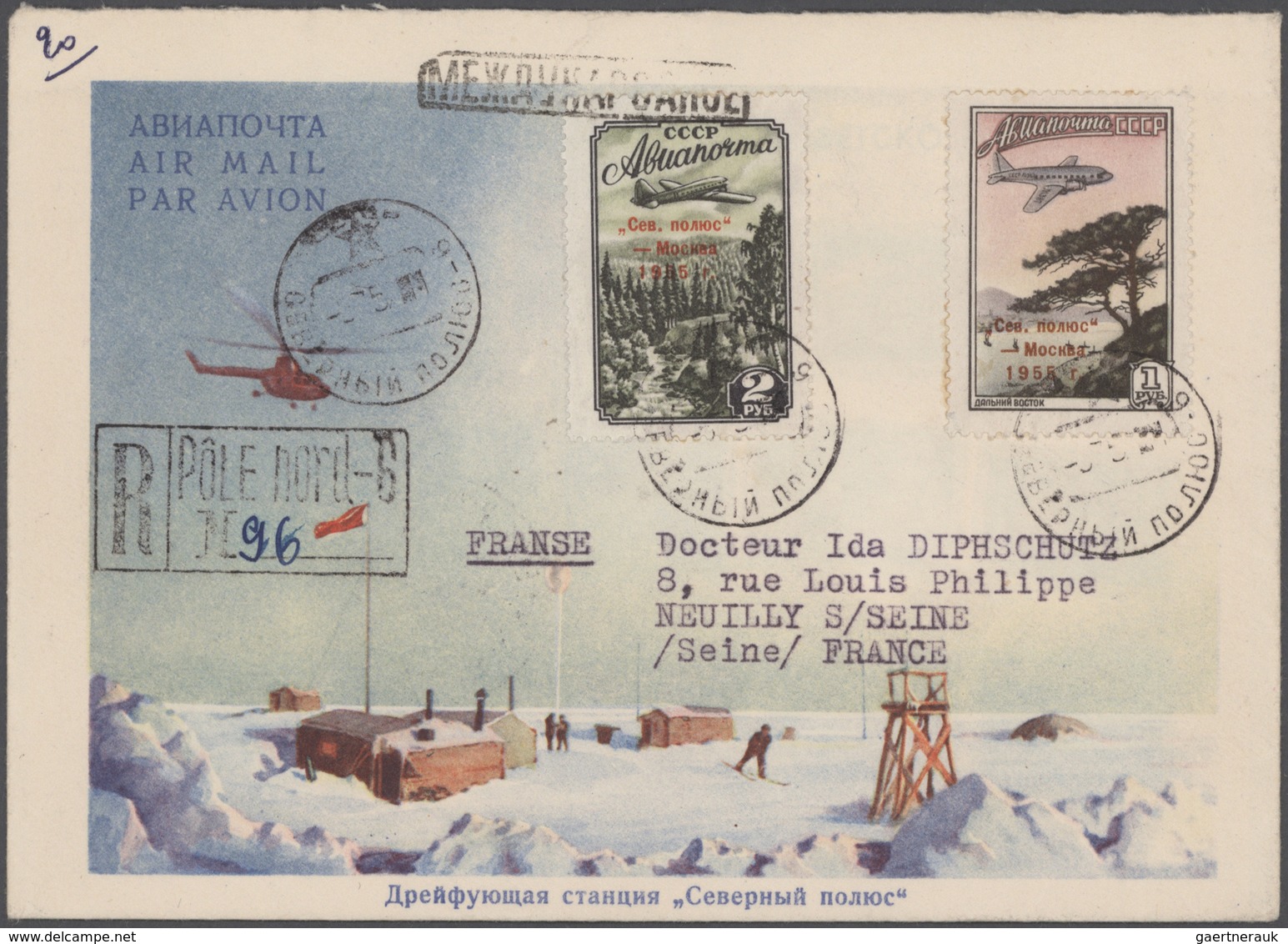 Thematik: Arktis / Arctic: 1938/1987, SOVIET ARCTIC RESEARCH, Collection Of Apprx. 130 Covers/cards, - Autres & Non Classés