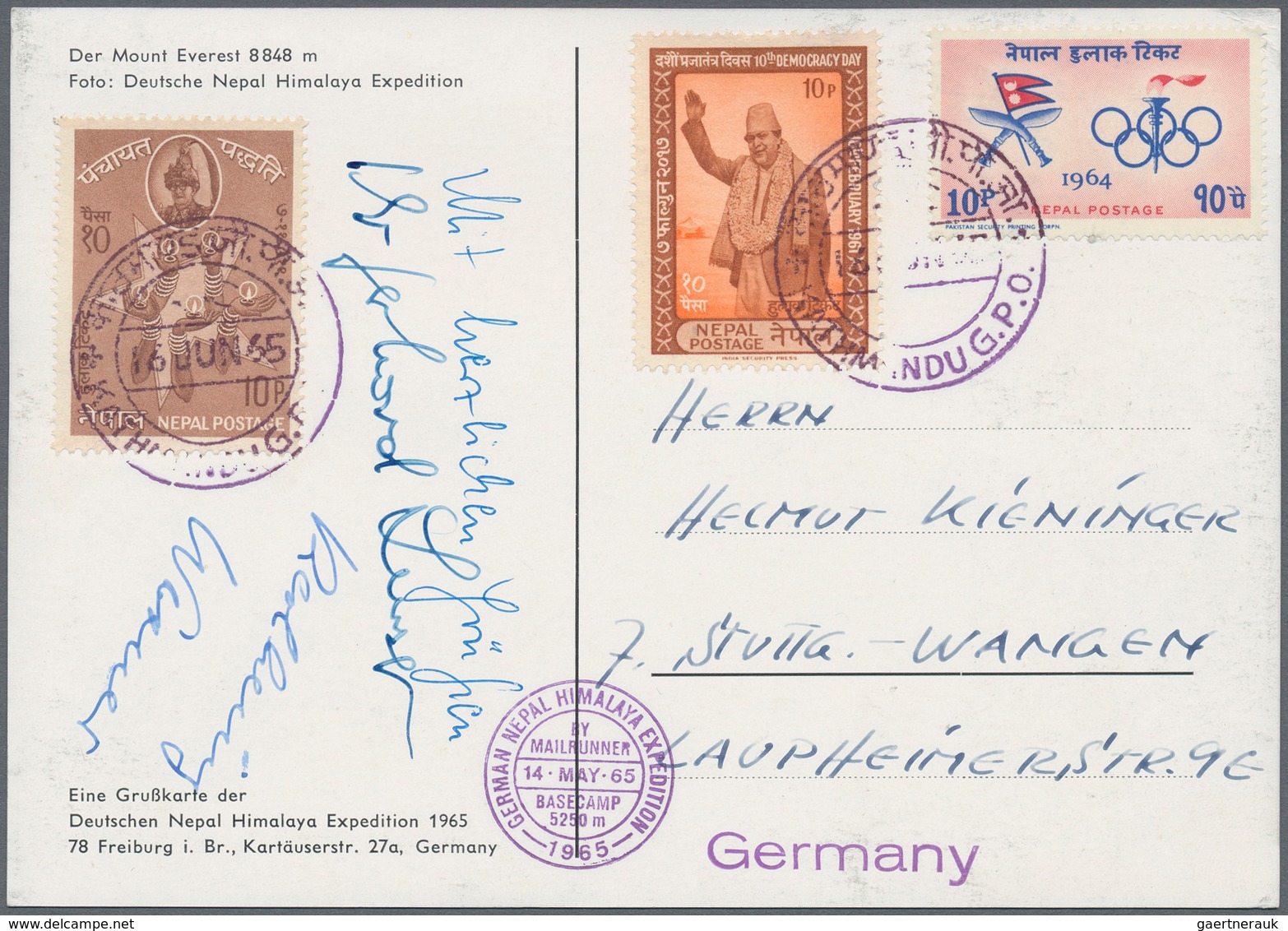 Thematik: Bergsteigen / Mountaineering: 1960/1978, Germany/Austria/Switzerland. Lot With 19 Covers A - Klimmen