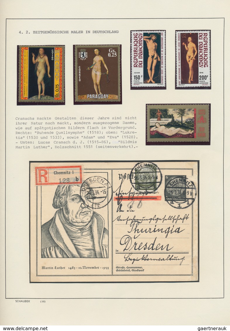 Thematik: Druck-Dürer / Printing-Dürer: 1920/2000 (ca.), Exhibit Collection Comprising Attractive Co - Autres & Non Classés