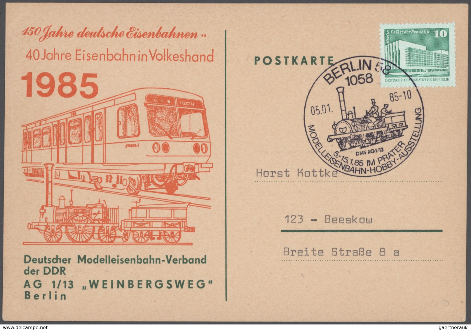 Thematik: Eisenbahn / railway: 1900/2010 (ca.), mainly from 1960s, enormous collecion/accumulation o