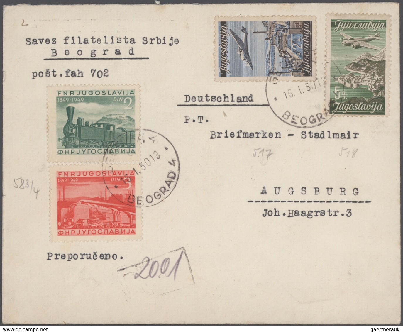 Thematik: Eisenbahn / railway: 1900/2010 (ca.), mainly from 1960s, enormous collecion/accumulation o