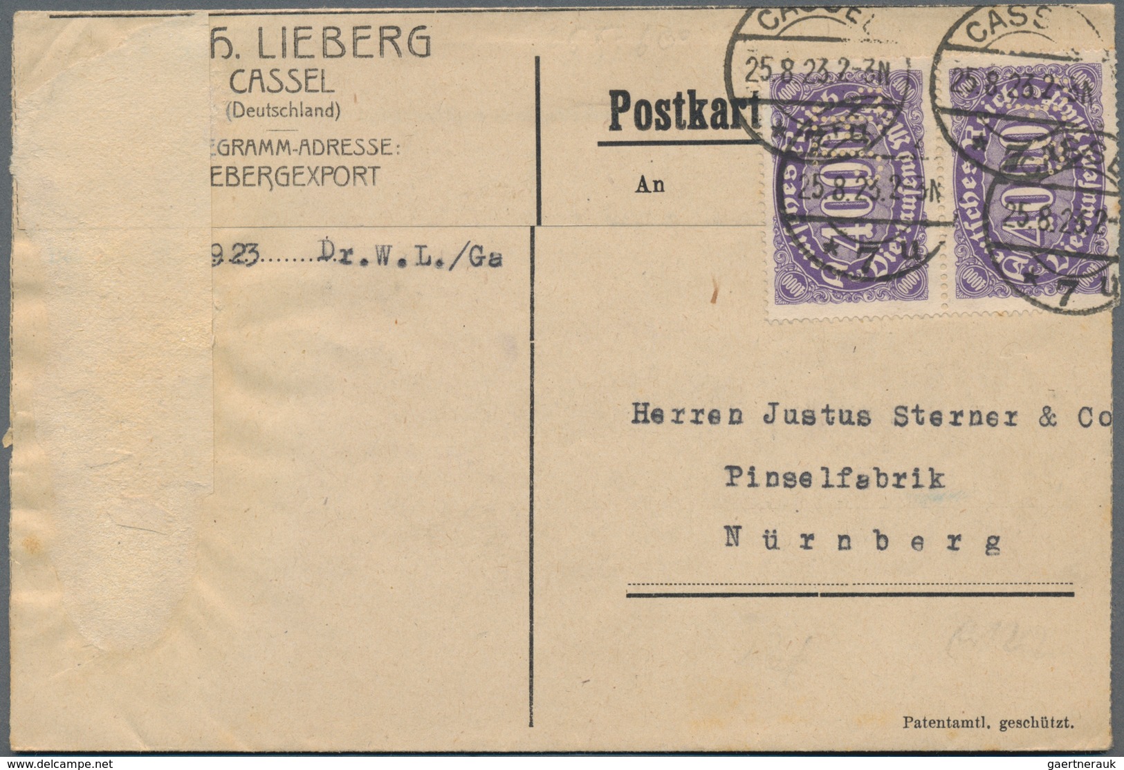 Thematik: Firmenlochung / Perfins: 1918/1953(ca.), Schöner Posten Von Ca. 150 Perfins, Fast Ausschli - Non Classés