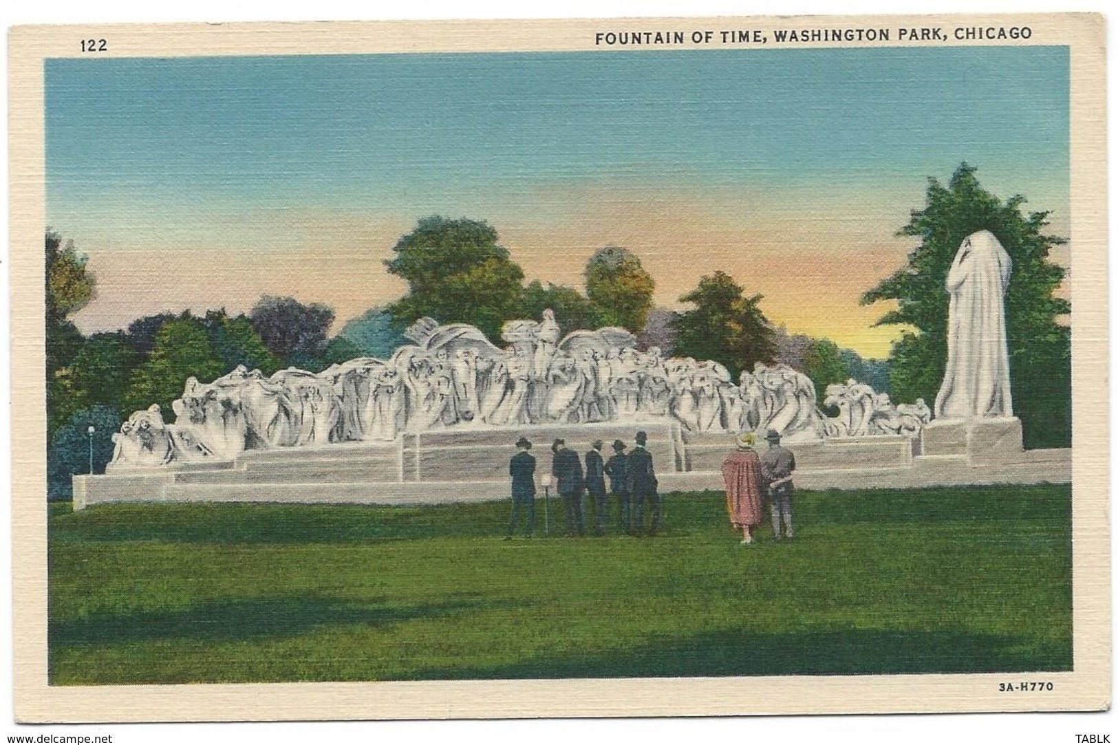 0377 - USA - CHICAGO - WASHINGTON PARK - FOUNTAIN OF TIME - Chicago