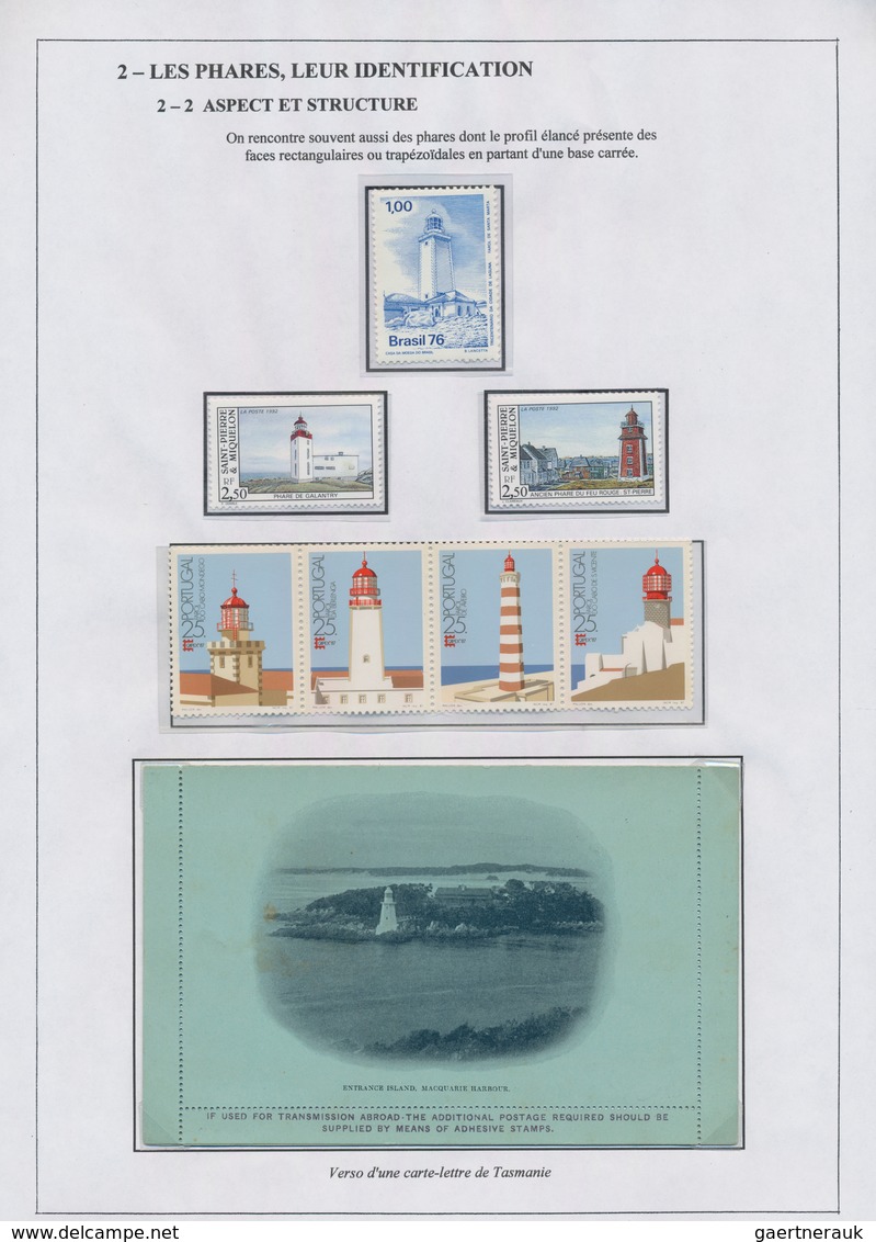 Thematik: Leuchttürme / Lighthouses: 1900/2000 (ca.), Mainly 1970's/1990's, Thematic Collection On A - Vuurtorens