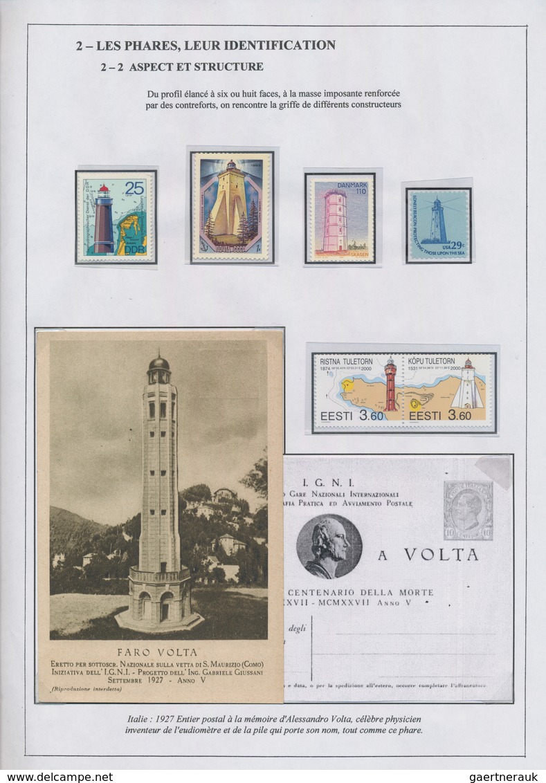 Thematik: Leuchttürme / Lighthouses: 1900/2000 (ca.), Mainly 1970's/1990's, Thematic Collection On A - Vuurtorens