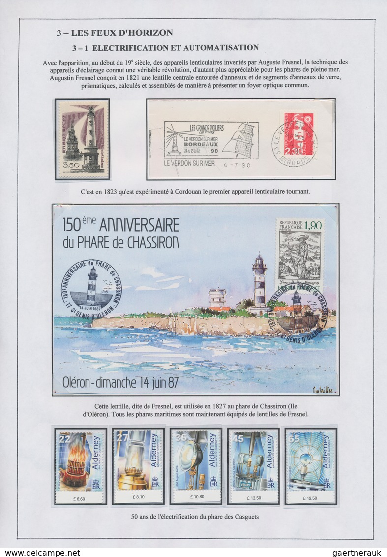 Thematik: Leuchttürme / lighthouses: 1900/2000 (ca.), mainly 1970's/1990's, thematic collection on a