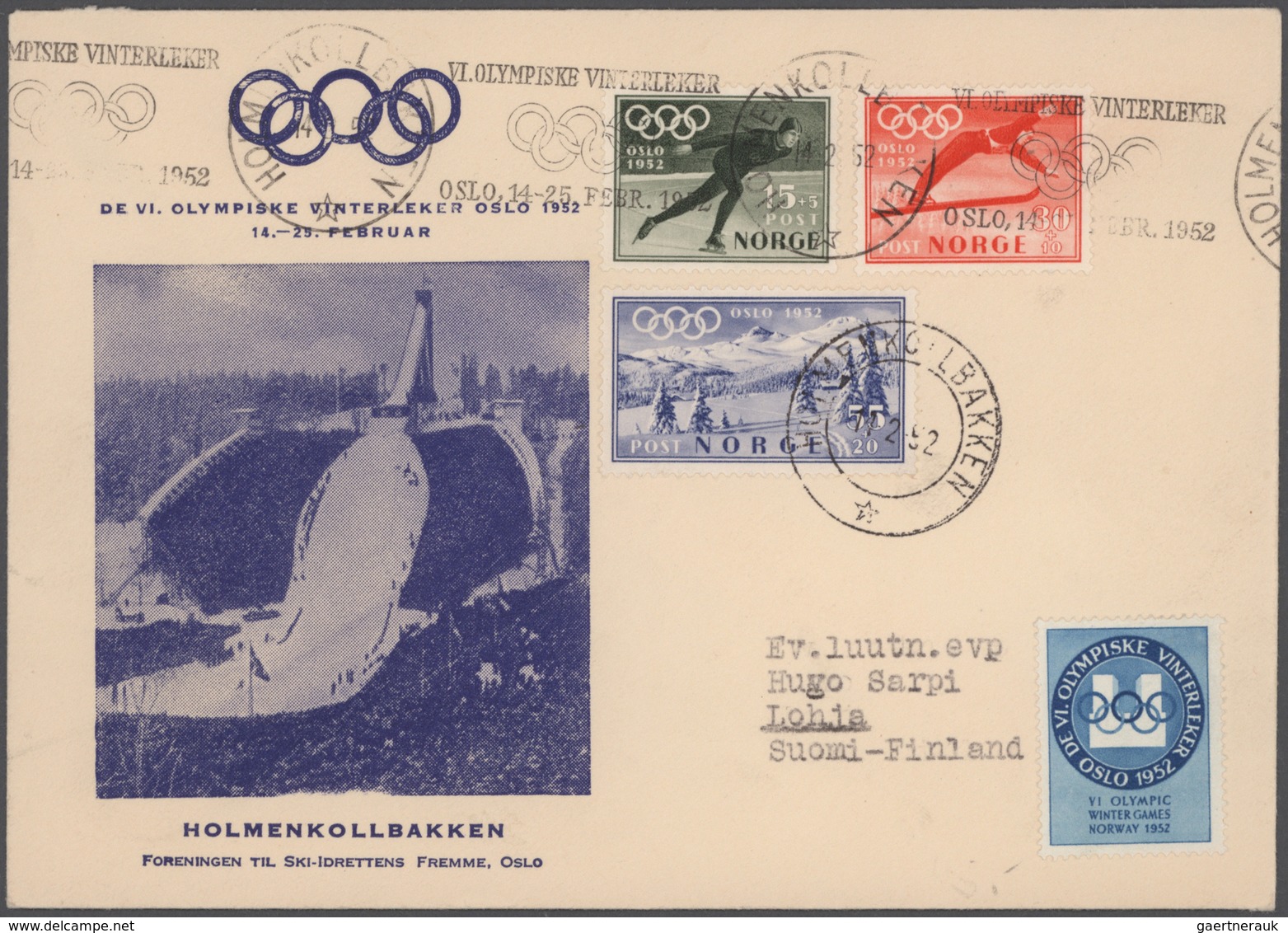 Thematik: Olympische Spiele / olympic games: 1896/1960(ca.), OLYMPIC GAMES, fine collection of speci