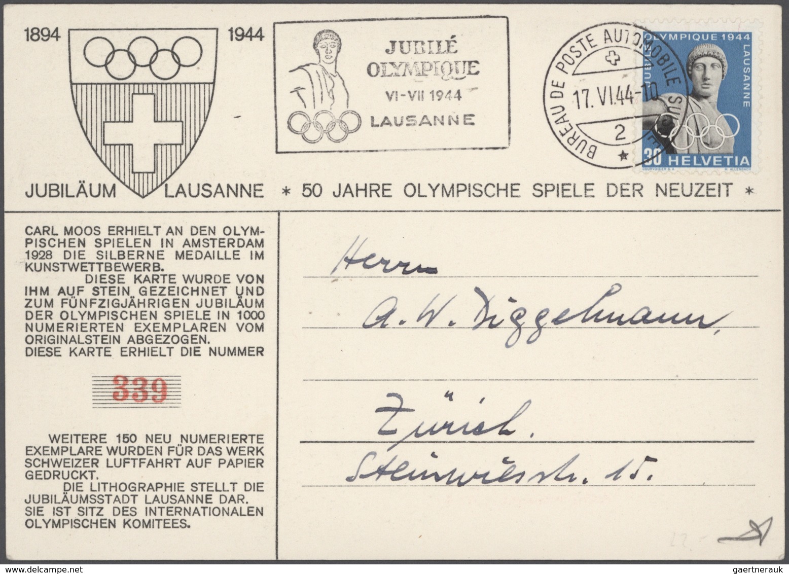 Thematik: Olympische Spiele / olympic games: 1896/1960(ca.), OLYMPIC GAMES, fine collection of speci