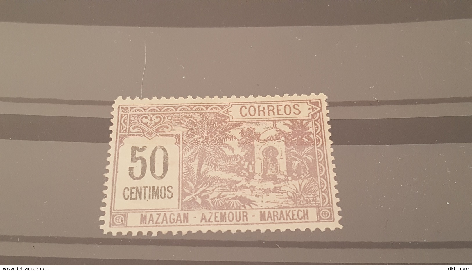 LOT 488402 TIMBRE POSTES LOCALES MAROC MAZAGAN AZEMMOUR NEUF* N°42 - Poste Locali