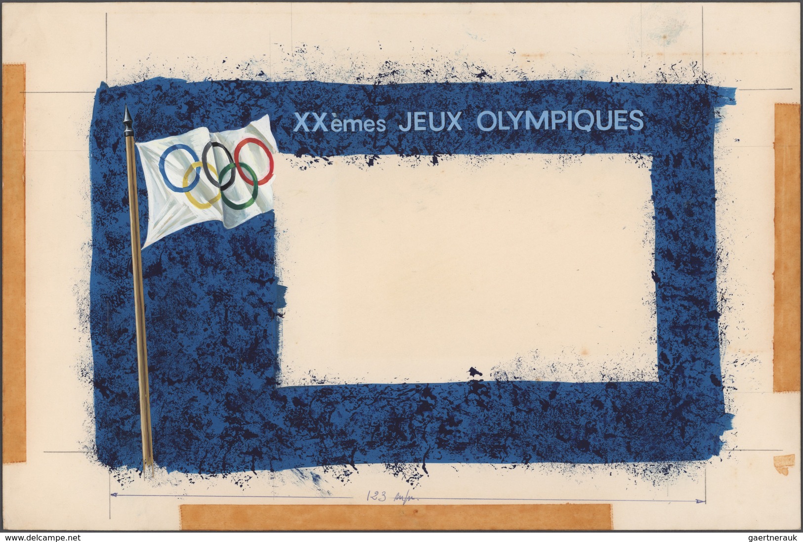 Thematik: Olympische Spiele / olympic games: 1912-1980's: Several stamps, covers and postcards, few