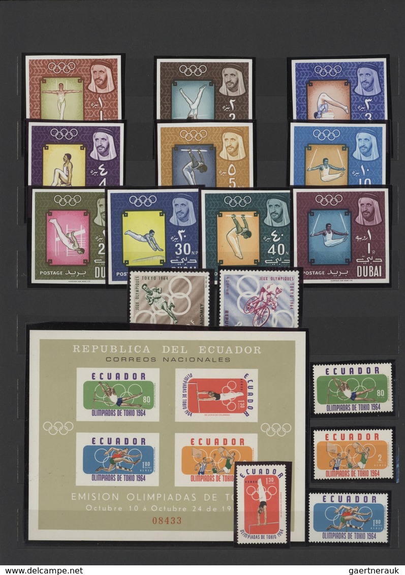 Thematik: Olympische Spiele / Olympic Games: 1920/1992, Mainly From 1960s, Comprehensive MNH Collect - Autres & Non Classés