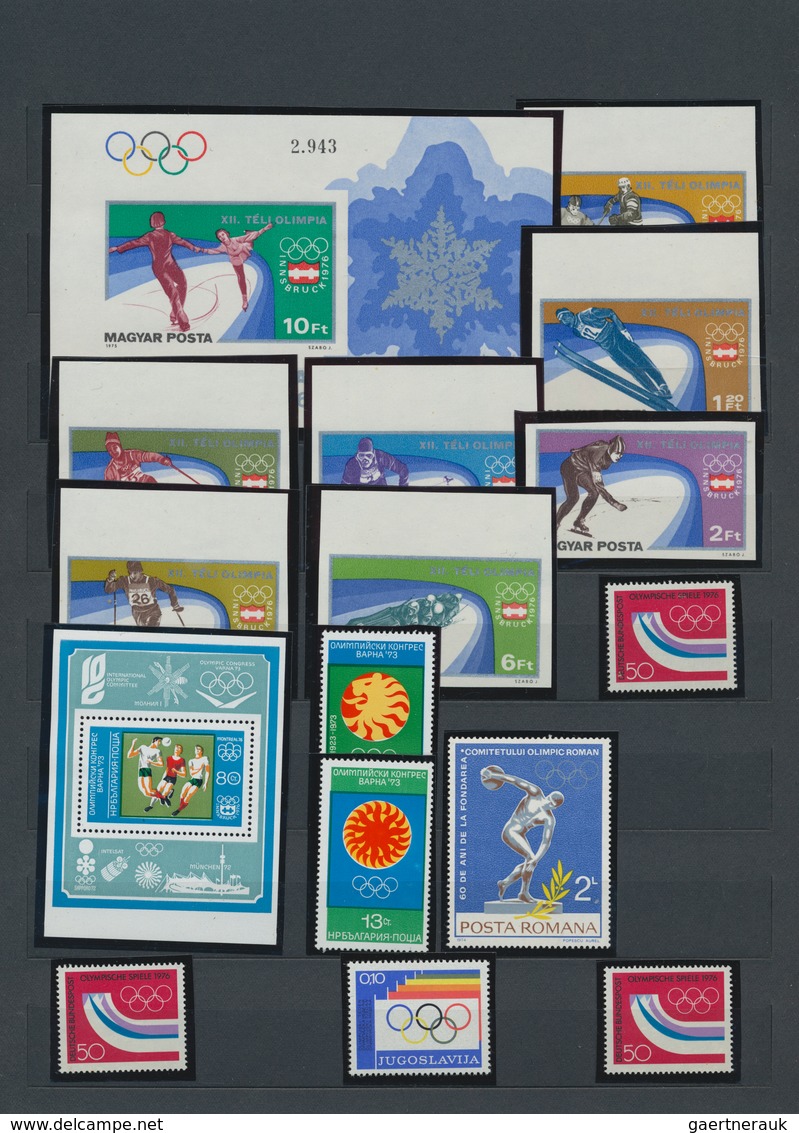 Thematik: Olympische Spiele / Olympic Games: 1936/1984, Comprehensive MNH Collection/accumulation In - Andere & Zonder Classificatie