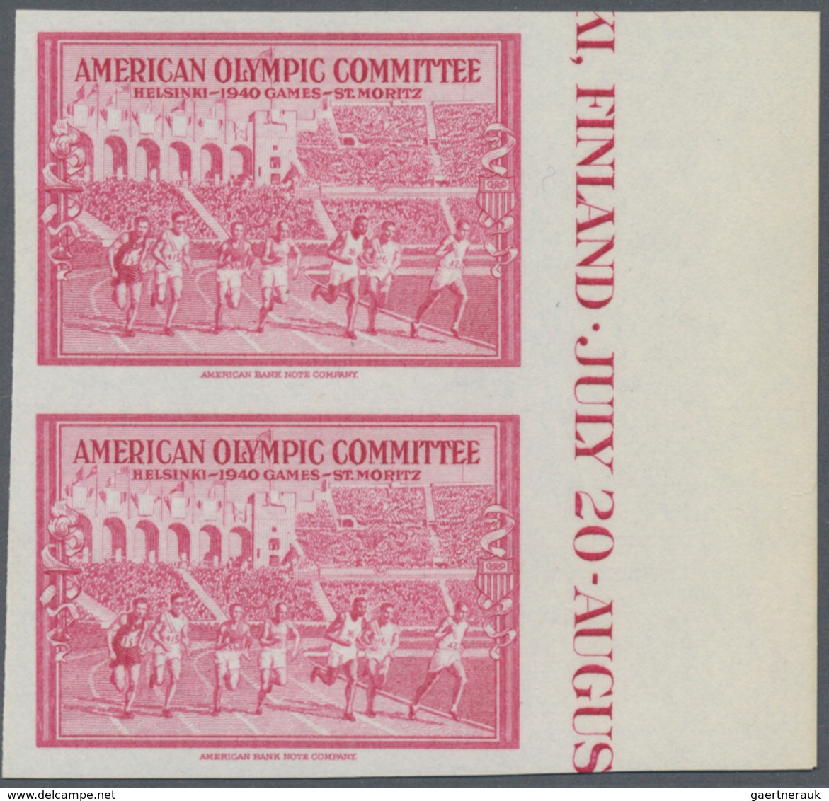 Thematik: Olympische Spiele / Olympic Games: 1940-88: Collection Of About 170 Progressive Proofs Of - Sonstige & Ohne Zuordnung