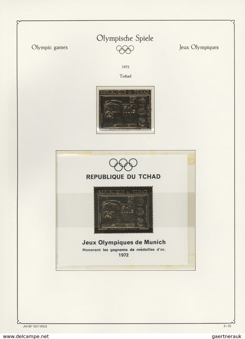 Thematik: Olympische Spiele / Olympic Games: 1968/1972, U/m Collection With Stamps And Souvenir Shee - Sonstige & Ohne Zuordnung