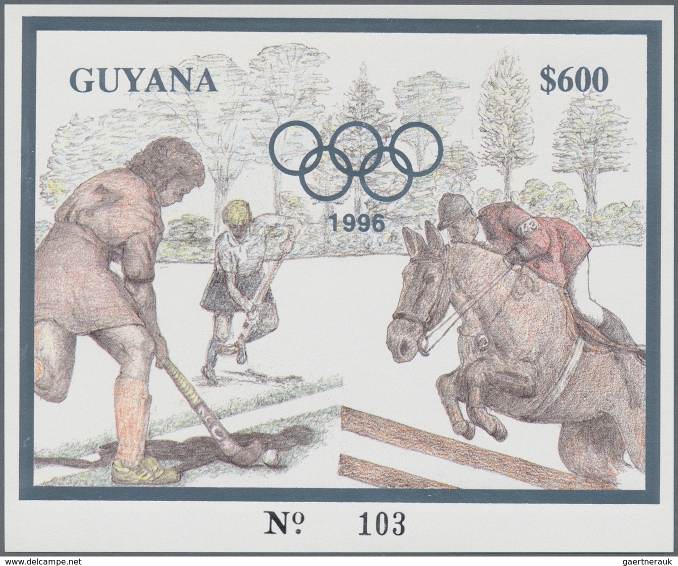 Thematik: Olympische Spiele / Olympic Games: 1993, Guyana. Complete Set Of 5 Times 2 GOLD And SILVER - Otros & Sin Clasificación