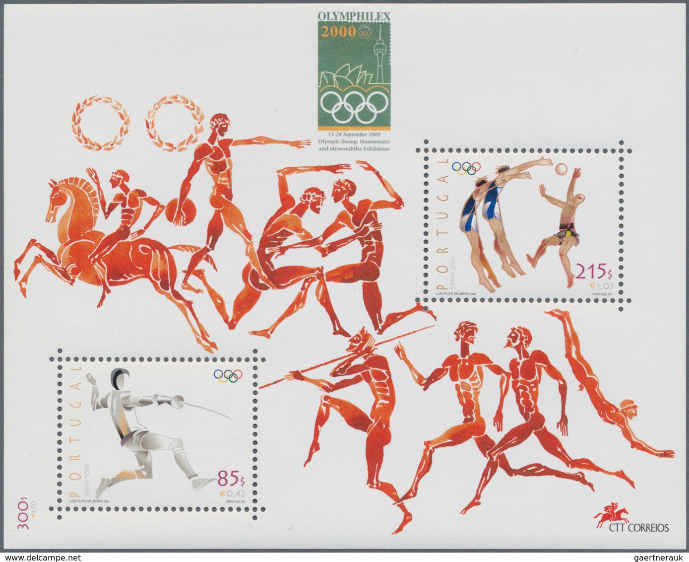 Thematik: Olympische Spiele / Olympic Games: 2000, Portugal: Olympic Games Sydney, 600 Copies Of The - Sonstige & Ohne Zuordnung