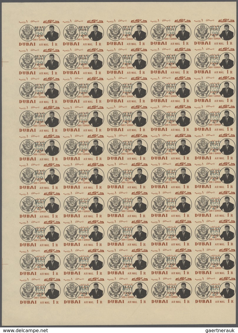 Thematik: Persönlichkeiten - Kennedy / Personalities - Kennedy: 1964/1969, MNH Assortment: 1964, Dub - Kennedy (John F.)