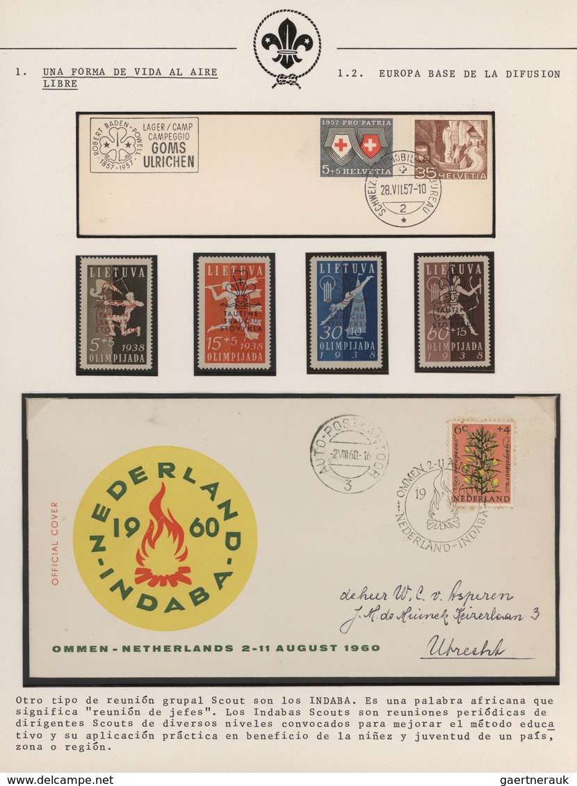 Thematik: Pfadfinder / Boy Scouts: 1913/1990 (ca.) Exhibition Collection On The Theme Scouts, Wonder - Altri & Non Classificati