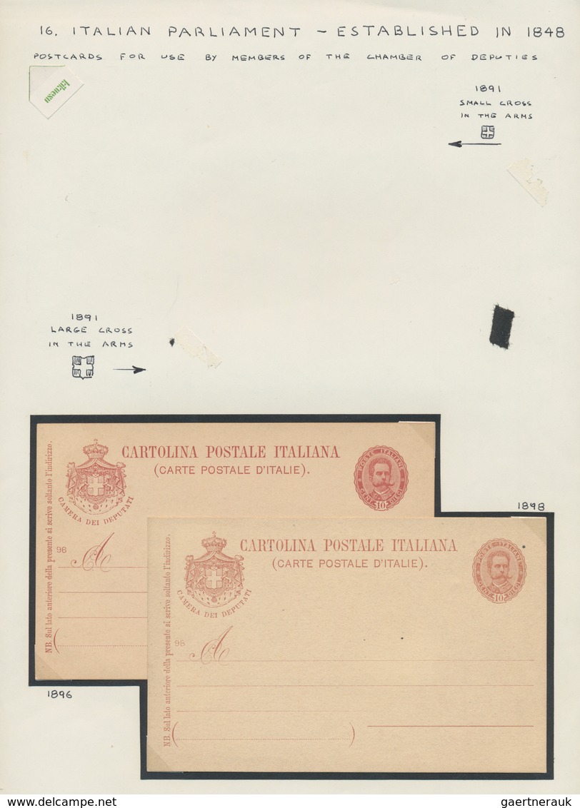 Thematik: Politik / politics: 1693/1931, Parliament Mail, lot of 14 covers/cards, e.g. 1694 letter "