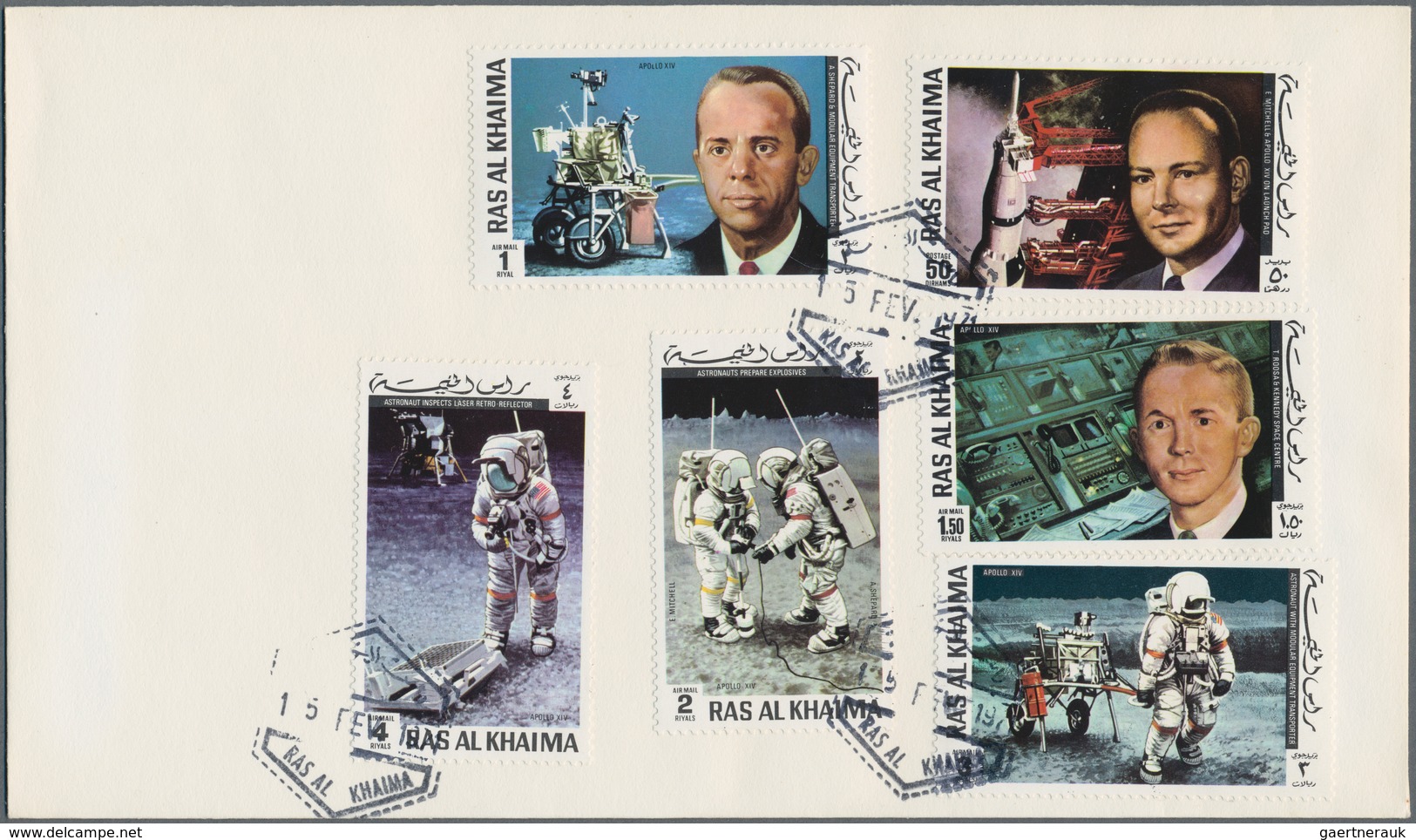 Thematik: Raumfahrt / Astronautics: 1969/1971, "Space" Issues Of Ajman, Umm Al Qaiwan, Sharjah And R - Andere & Zonder Classificatie