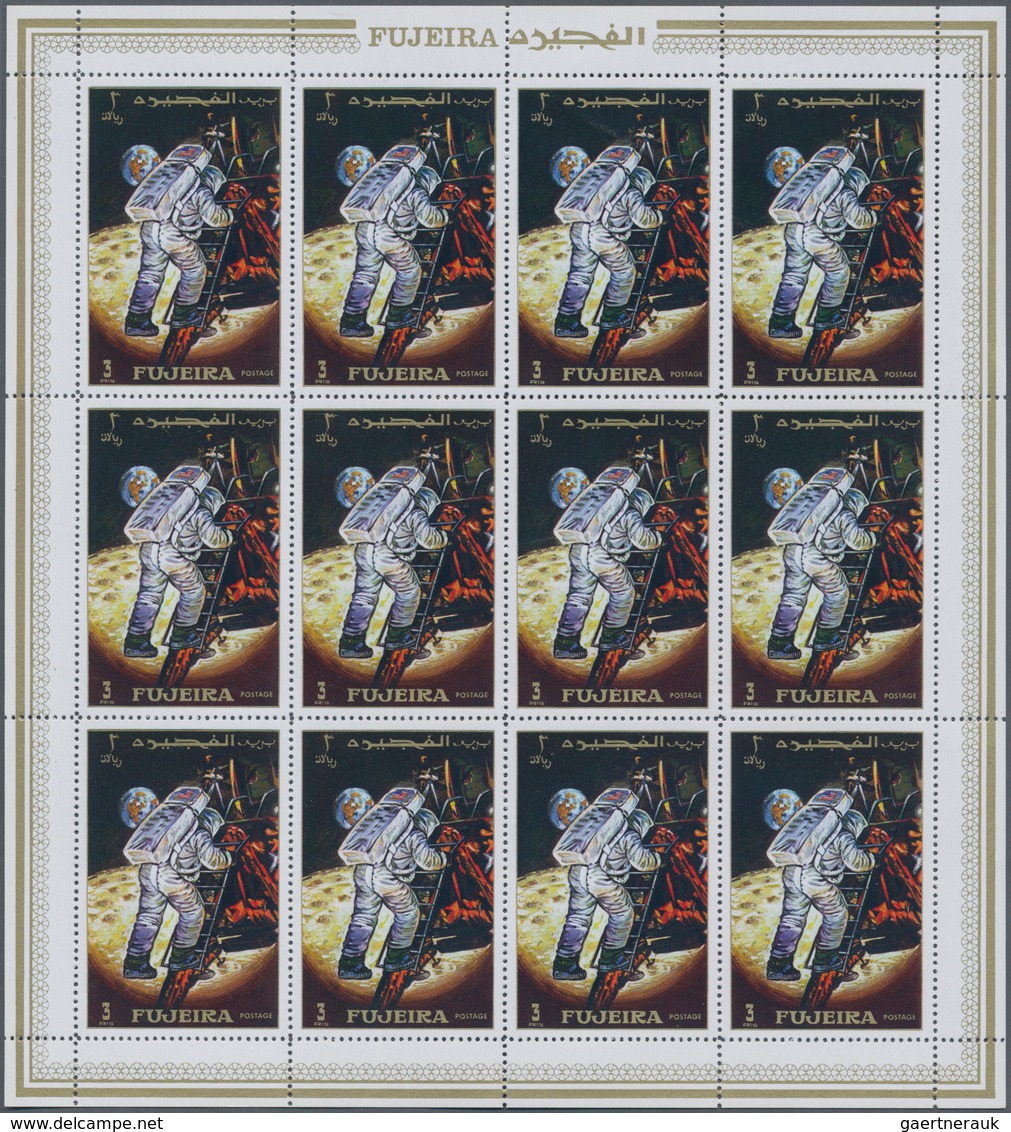 Thematik: Raumfahrt / Astronautics: 1970, Apollo 13, Fujeira 504 X Michel No. 456/462 Mint Never Hin - Sonstige & Ohne Zuordnung