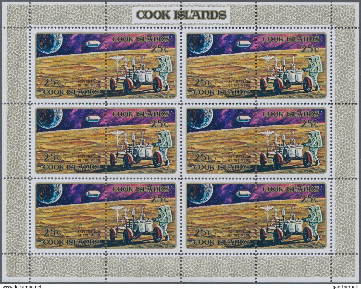 Thematik: Raumfahrt / Astronautics: 1972, Apollo Flights, Cook Isl. 342 X Michel No. 306/313 Mint Ne - Otros & Sin Clasificación