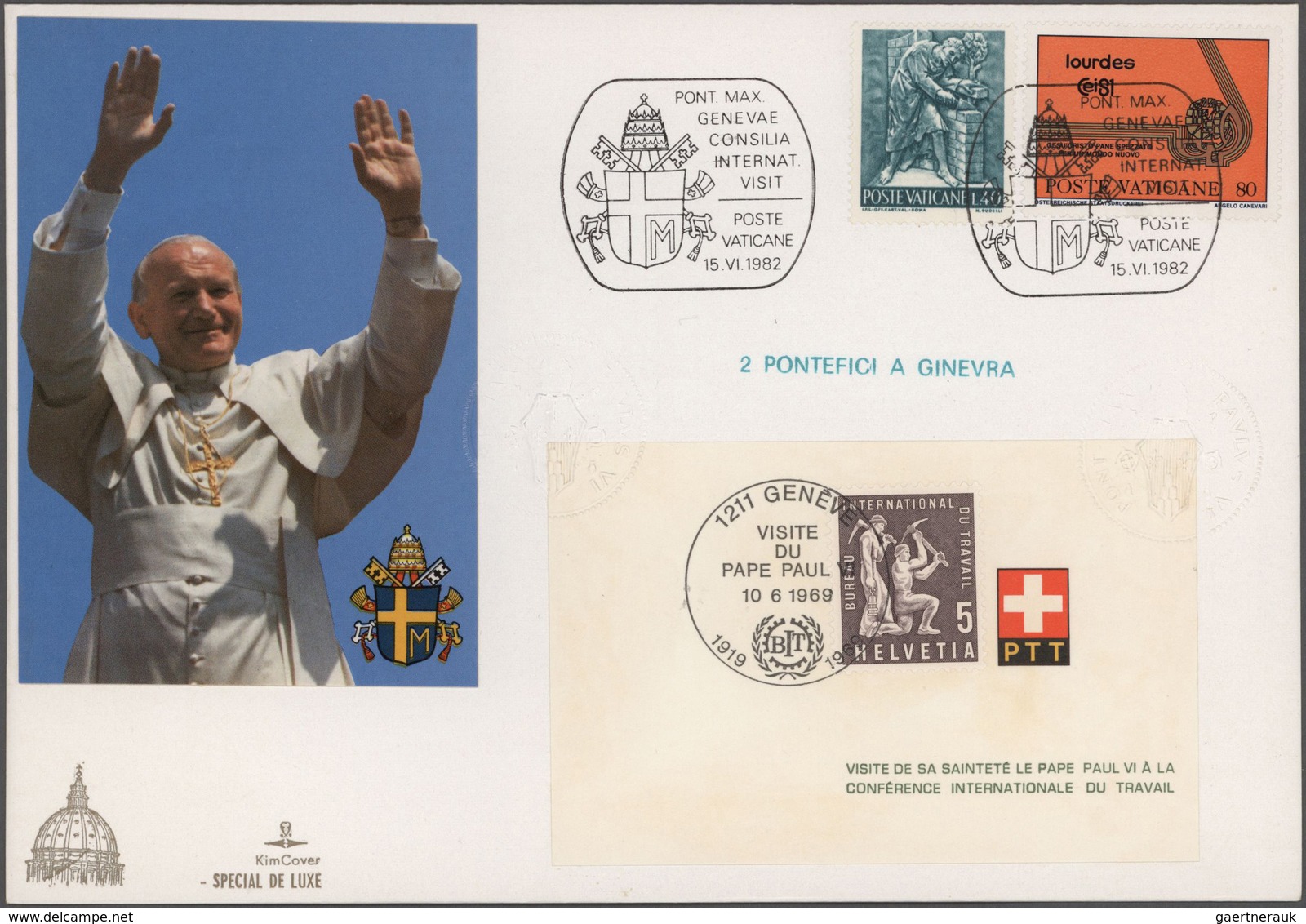 Thematik: Religion / Religion: 1960/1995 (ca.), POPE JOHN PAUL II, Huge American Dealer's Stock Comp - Altri & Non Classificati