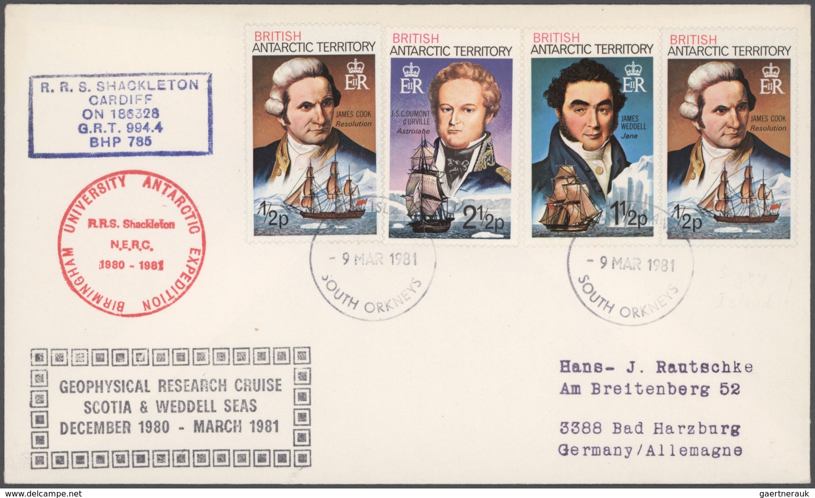 Thematik: Seefahrer, Entdecker / sailors, discoverers: 1930/2000 (ca.), NAVIGATORS/EXPLORERS/SAILING