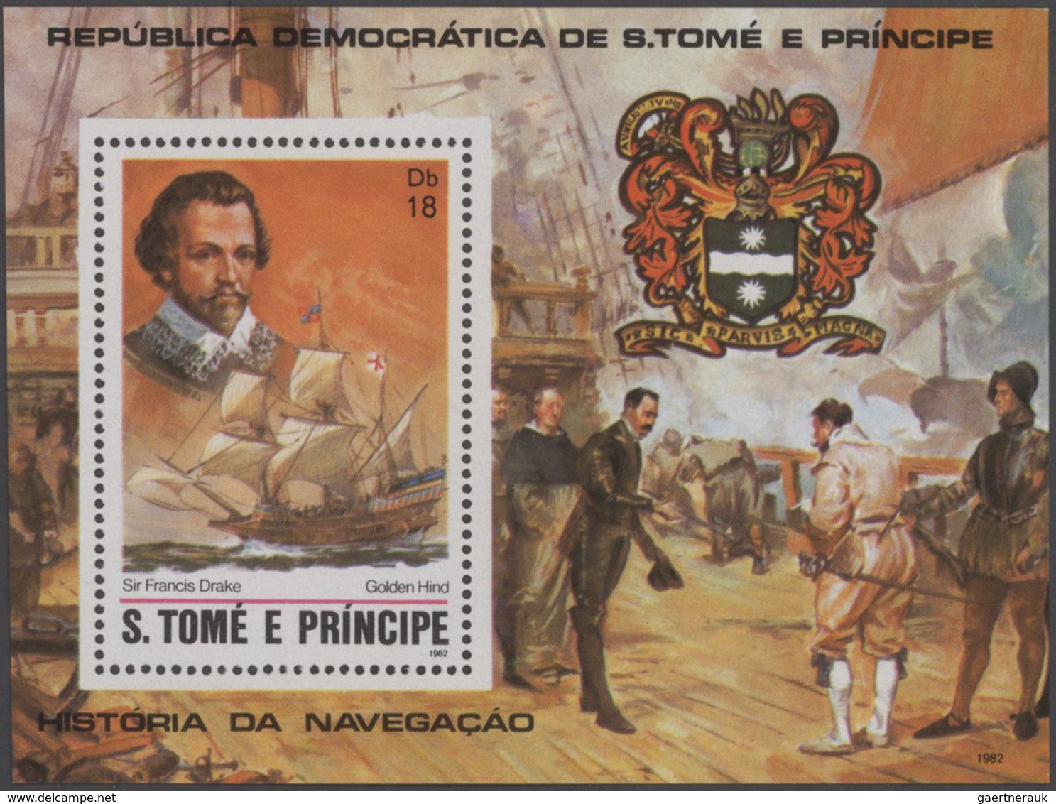 Thematik: Seefahrer, Entdecker / Sailors, Discoverers: 1982, Sao Thome And Principe, Special Collect - Exploradores