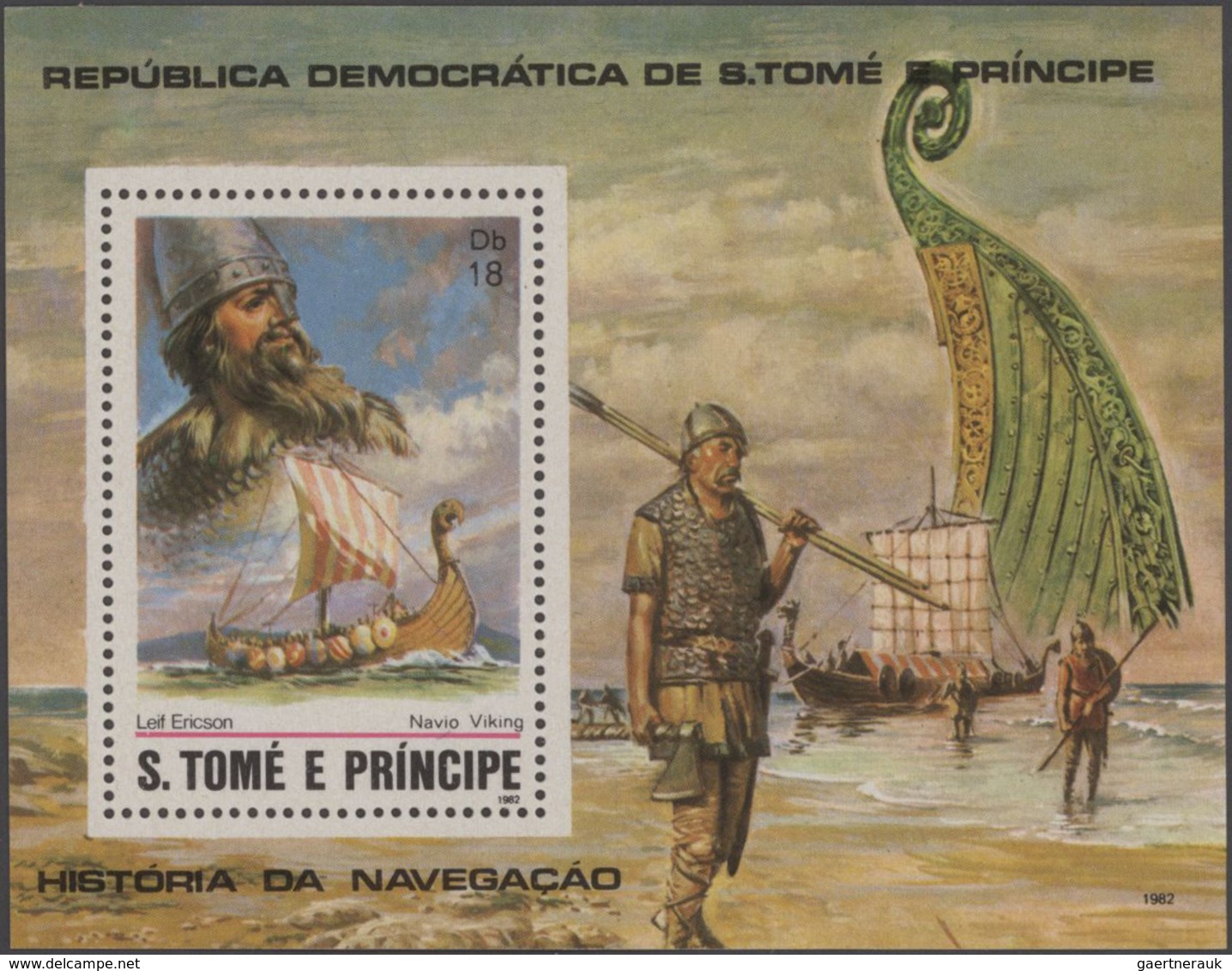 Thematik: Seefahrer, Entdecker / Sailors, Discoverers: 1982, Sao Thome And Principe, Special Collect - Exploradores