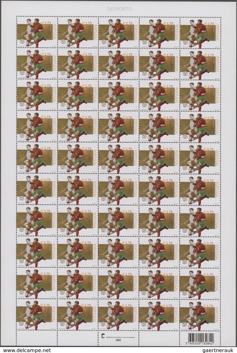 Thematik: Sport / Sport: 2002, Portugal: Sport, Complete Set Of Eight In Sheets With 50 Stamps Each, - Otros & Sin Clasificación