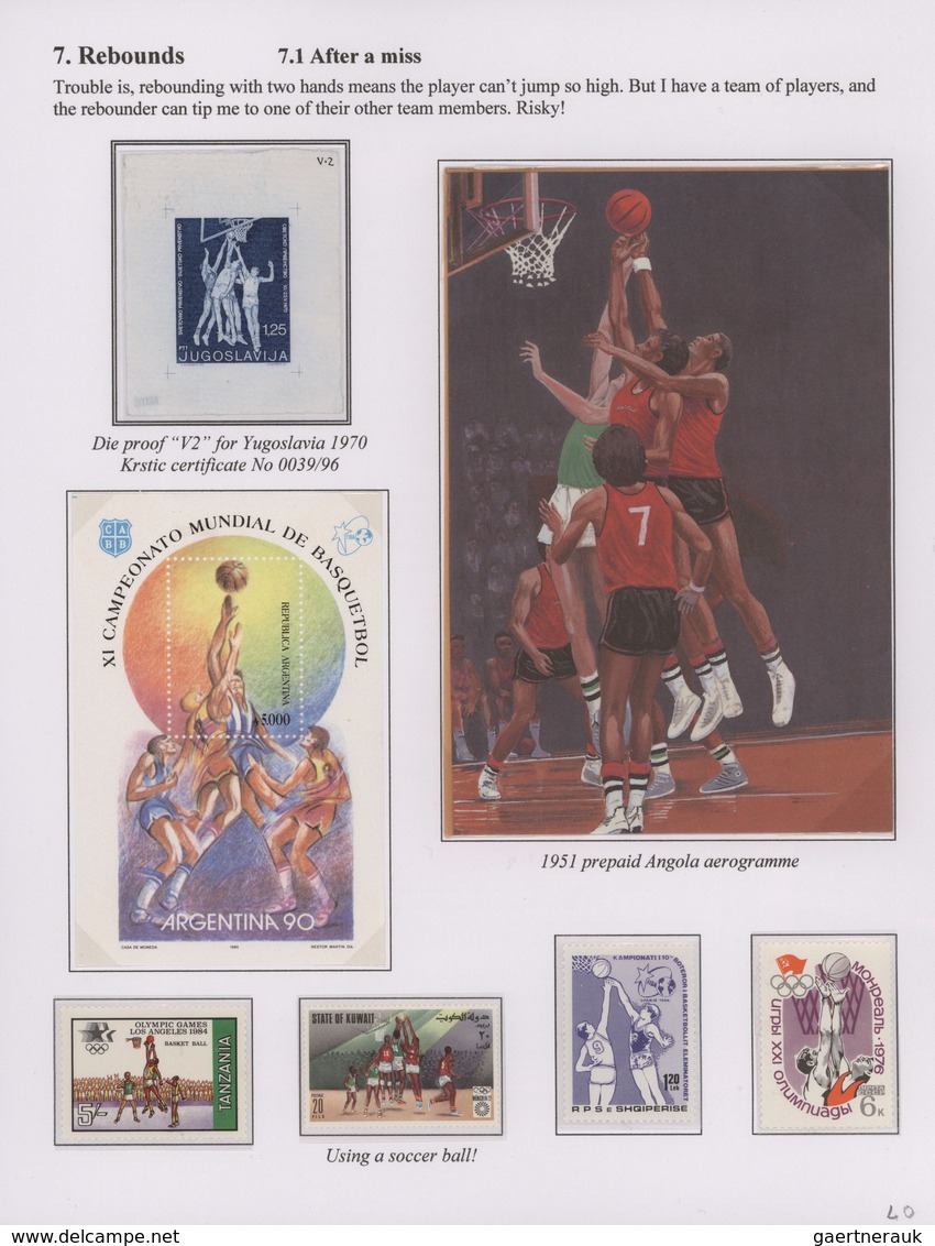 Thematik: Sport-Basketball / sport-basketball: 1901/2006 (approx), Europe/Overseas. International 5